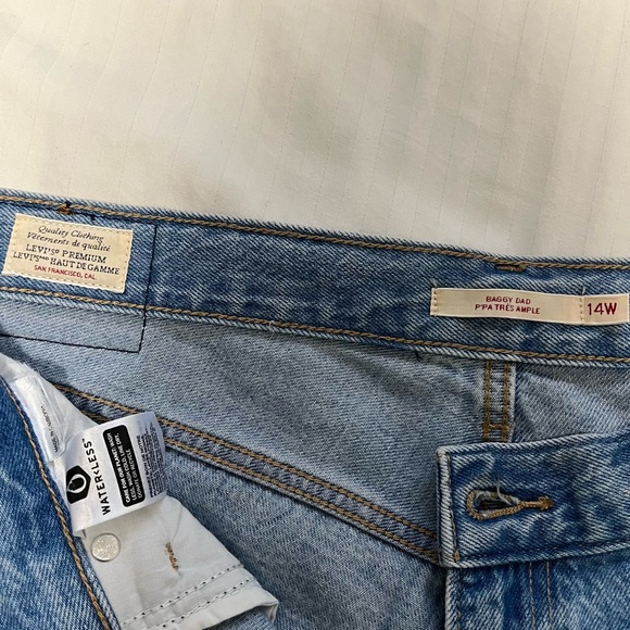 Levis Baggy Dad Jean Blue size 14W - Picture 12 of 15